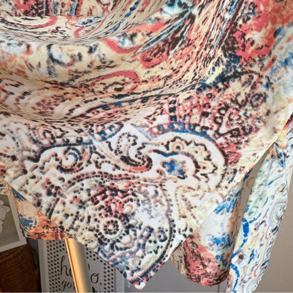 Chico’s Brit Mixed Paisley Top - Picture 6 of 6